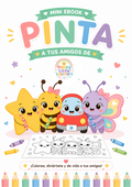 Happy Little Learners | Mini Libro para Colorear Imprimible